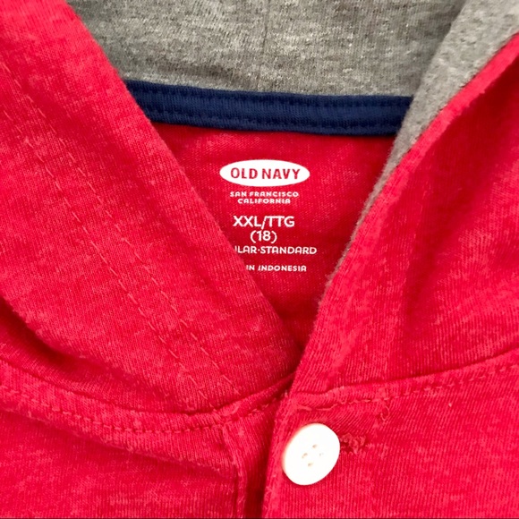 Old Navy~Henley Hoodie / Youth / Host Pick - Picture 8 of 13